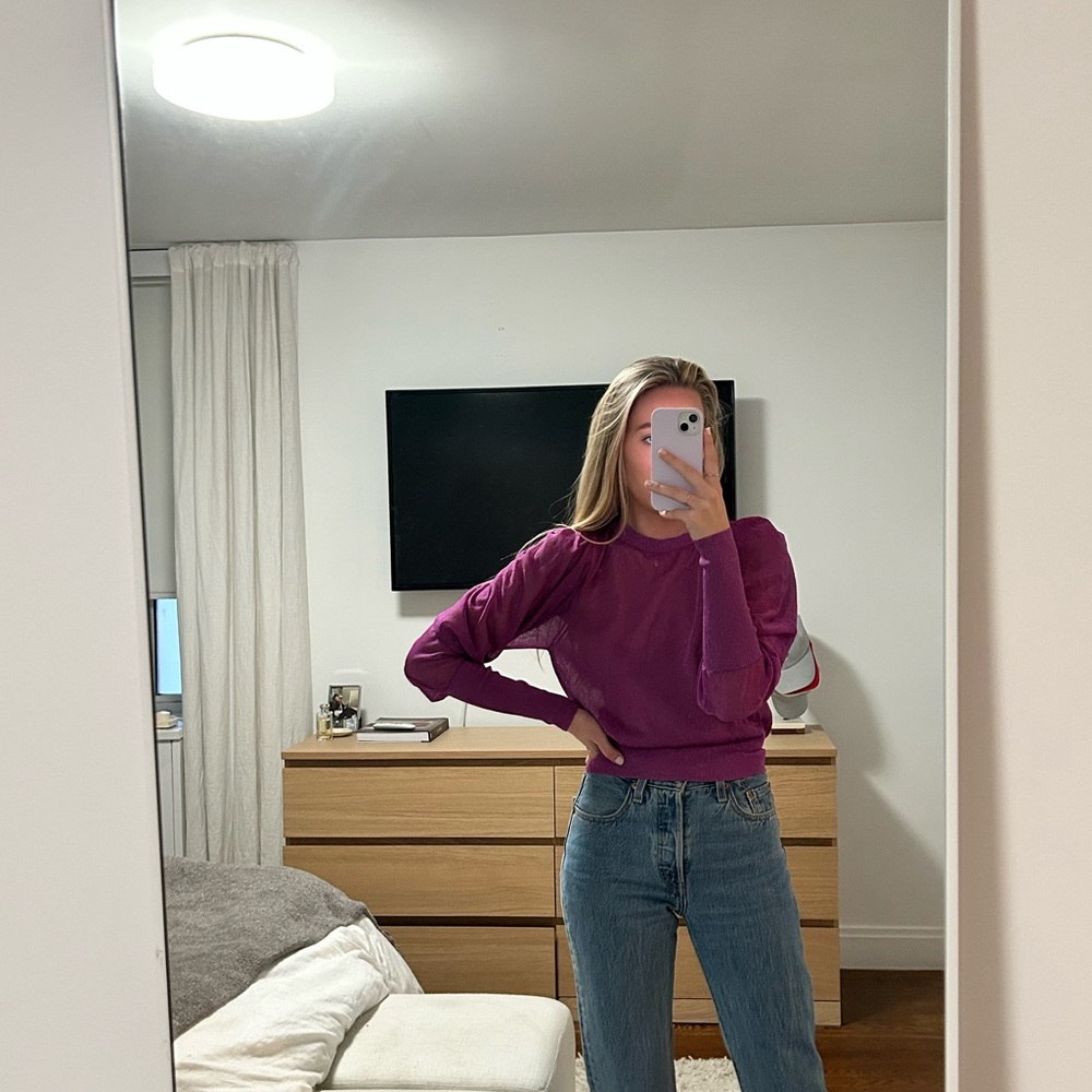 Sheer sweater